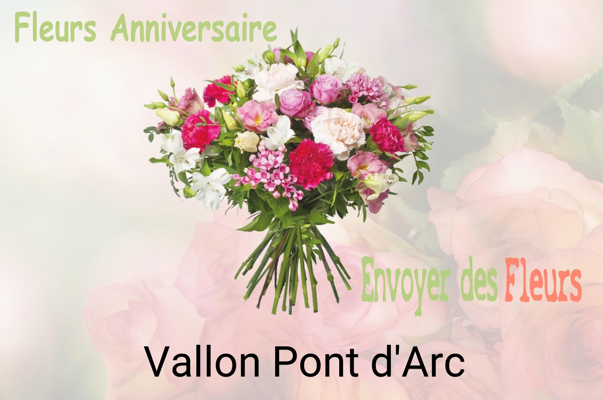 Bouquet de fleurs d’anniversaire livré à Vallon-Pont-d'Arc