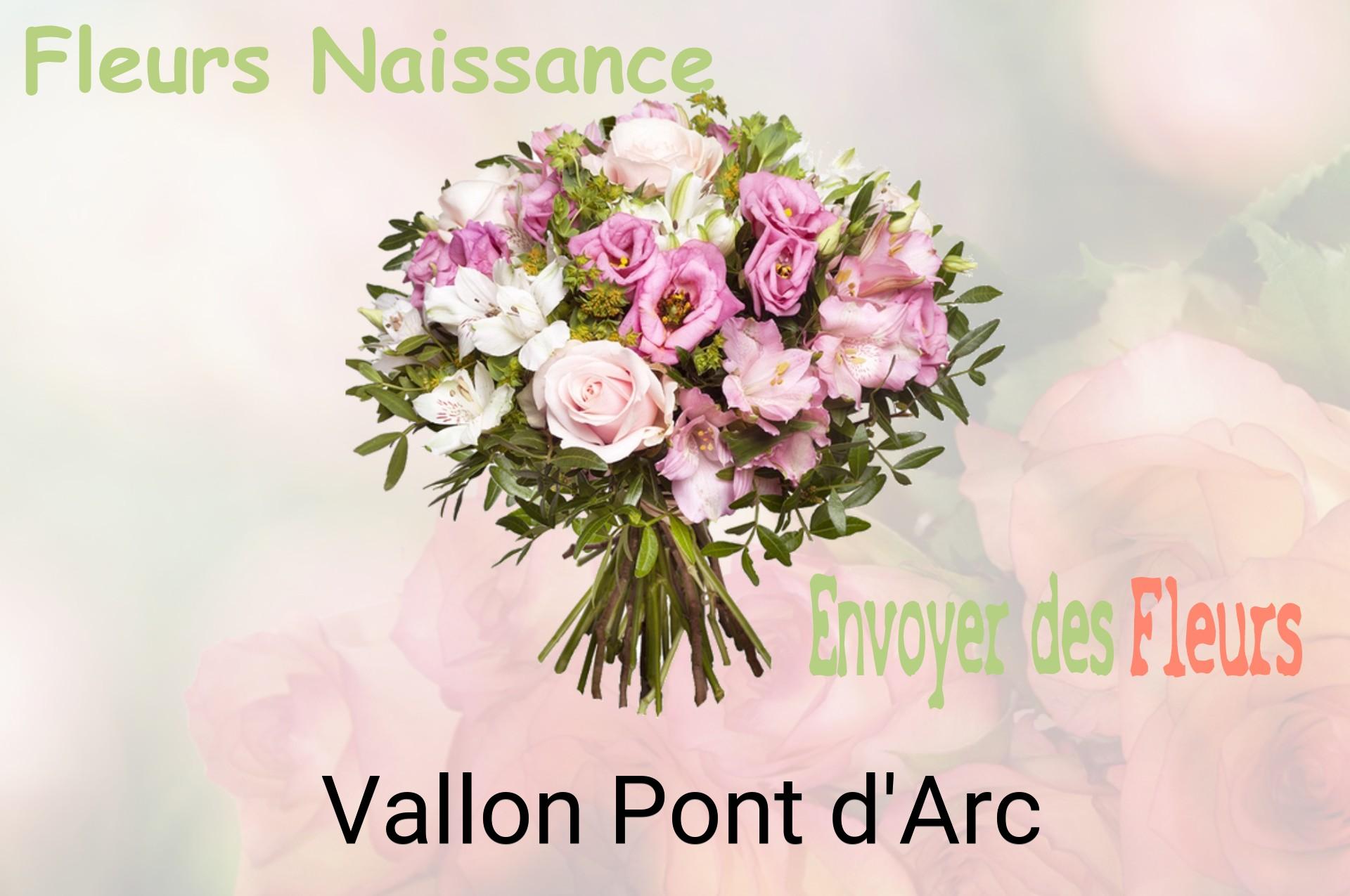Bouquet de fleurs de naissance livré à Vallon-Pont-d'Arc