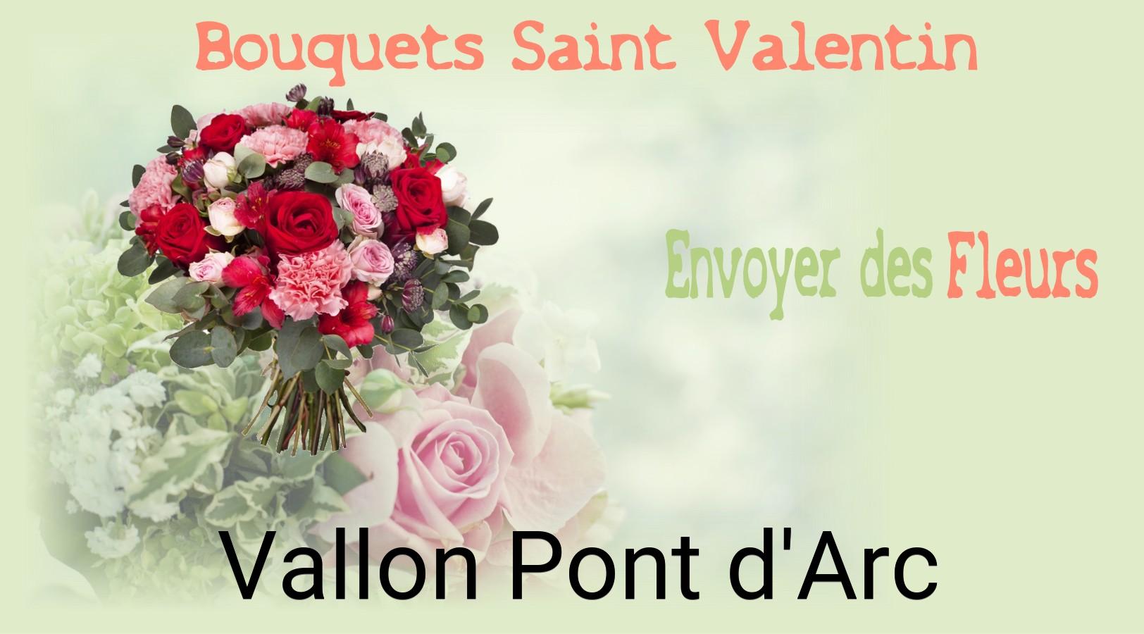Roses de Saint-Valentin livrées à Vallon-Pont-d'Arc